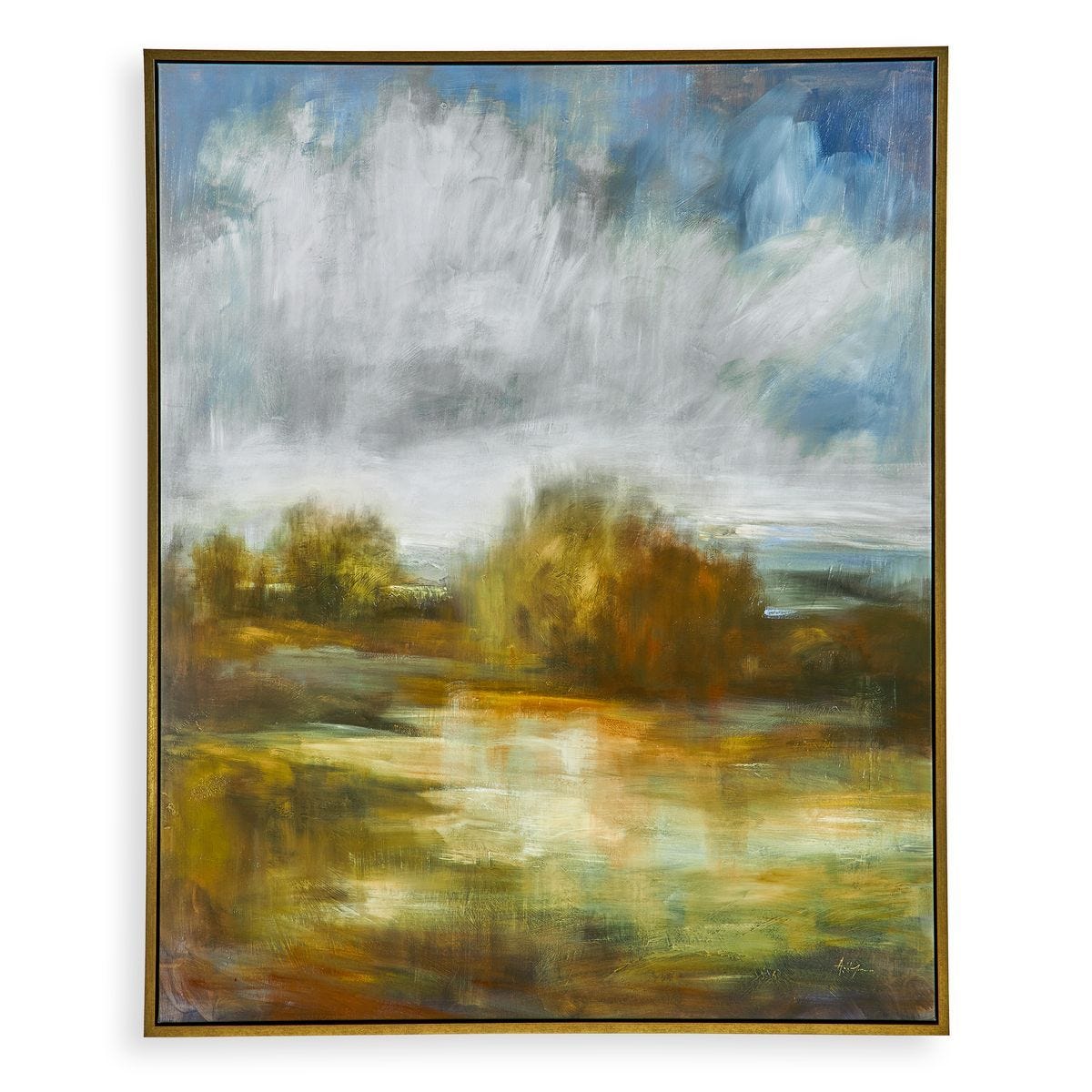 John's Field Framed Canvas - timeless artwork that brings character to any space | Image 1 | InSTYLE Home & Rugs