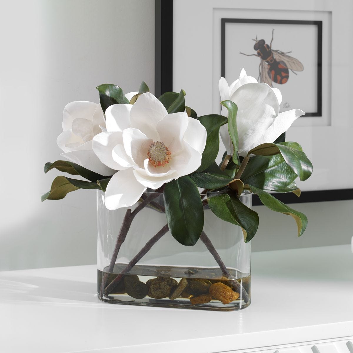 Middleton Magnolia Centerpiece - modern accessories for a personalized living space | Image 1 | InSTYLE Home & Rugs
