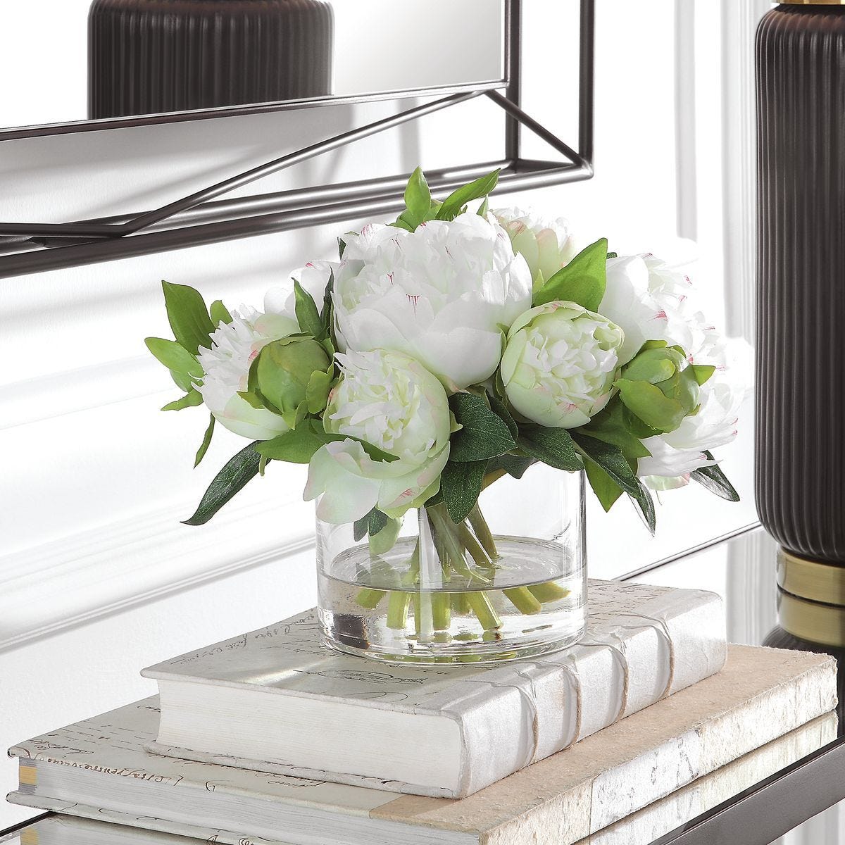 Garden Peony Bouquet - modern accessories for a personalized living space | Image 1 | InSTYLE Home & Rugs
