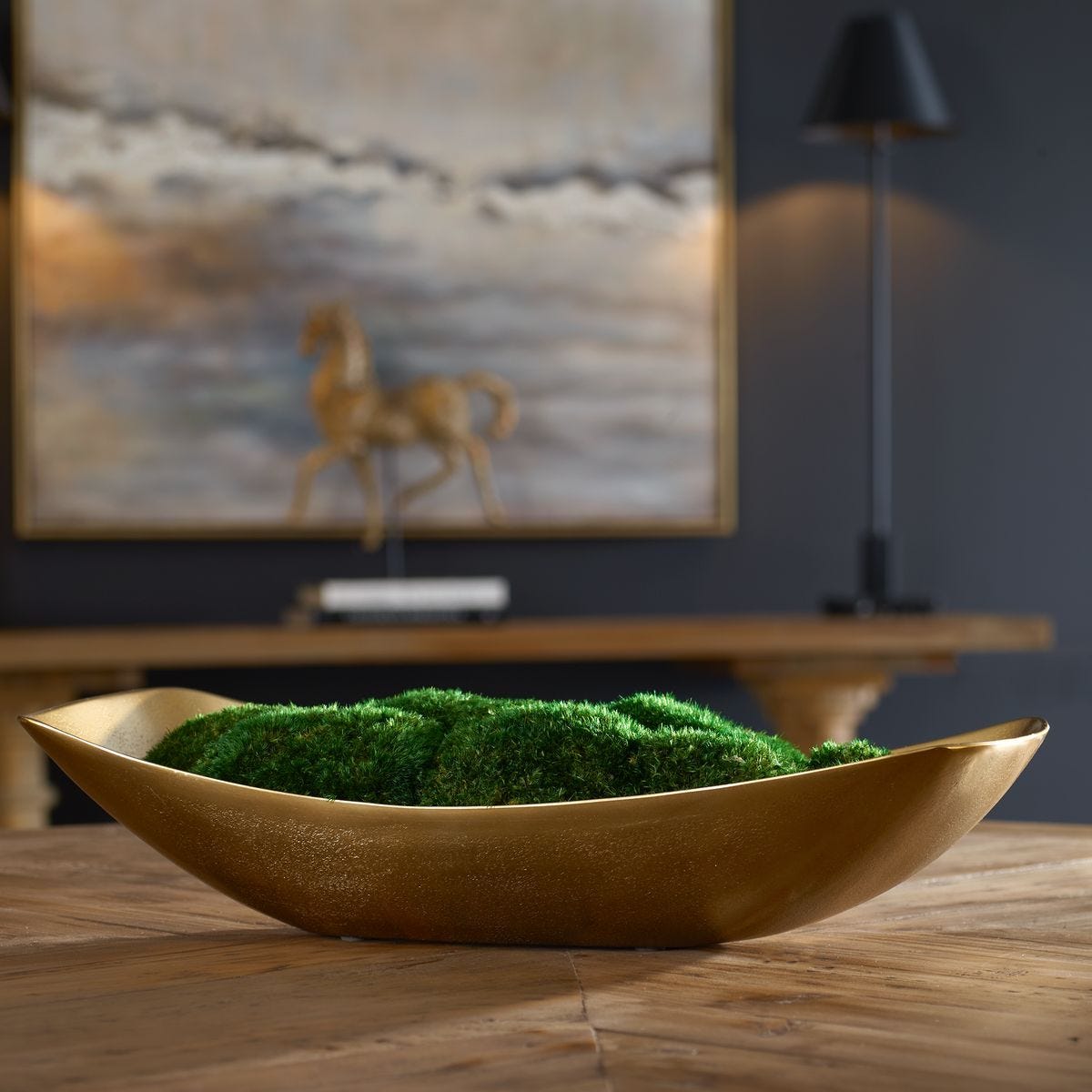 Venice Moss Centerpiece - decor accents and accessories for every room | Image 1 | InSTYLE Home & Rugs