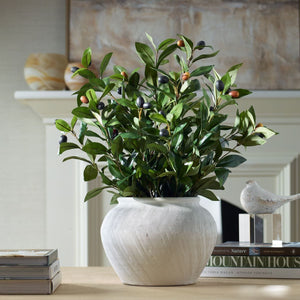 Elena Olive Centerpiece - stylish home accessories to complete your decor | Image 1 | InSTYLE Home & Rugs