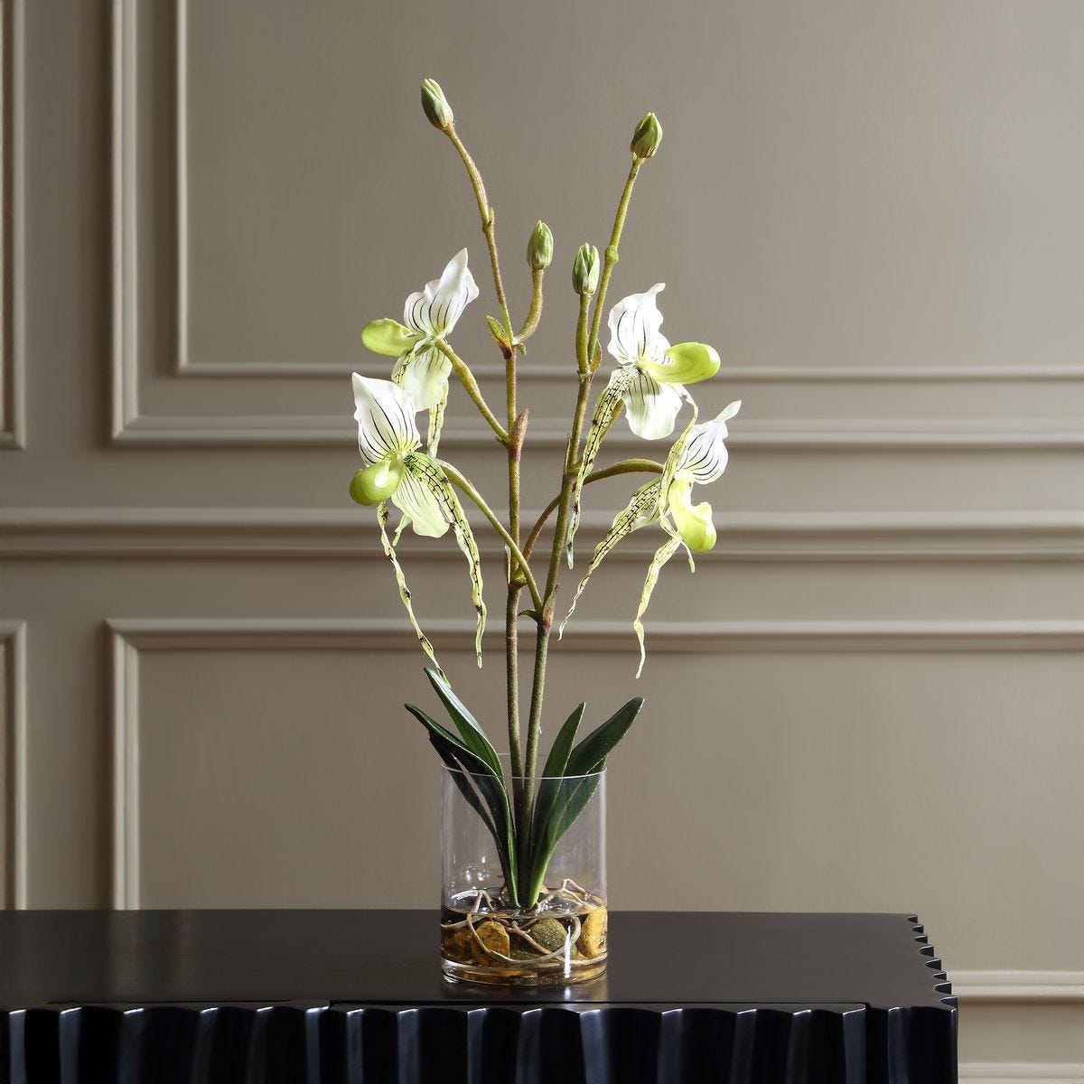 Lady Slipper Orchid - modern accessories for a personalized living space | Image 1 | InSTYLE Home & Rugs