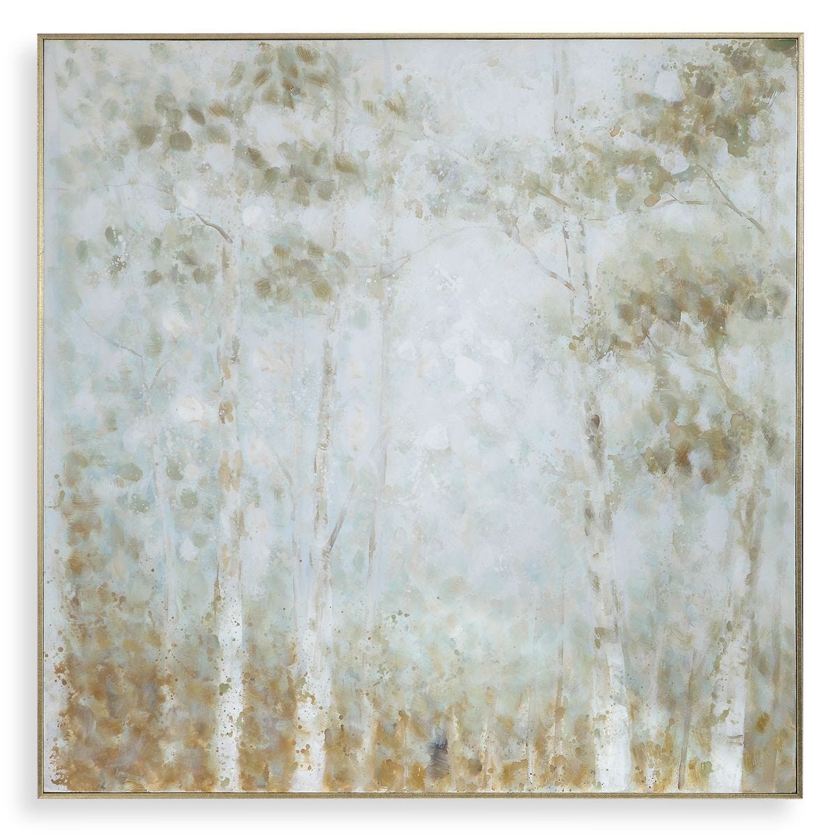 Cotton Woods Hand Painted Canvas - bold and creative art for unique interior décor | Image 1 | InSTYLE Home & Rugs