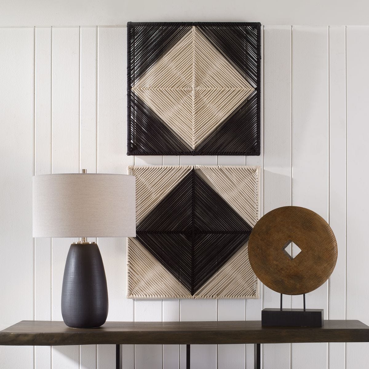 Seeing Double Wall Squares, S/2 - transform your walls with stylish wall decor | Image 1 | InSTYLE Home & Rugs