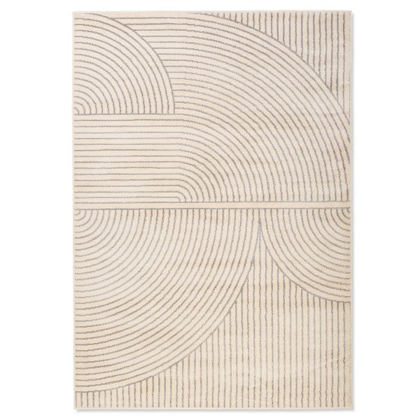 Urbane Polyester Powerloomed Rug - 5'3x7'6