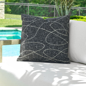 Loopy Loop Outdoor Pillow - modern accessories for a personalized living space | Image 1 | InSTYLE Home & Rugs