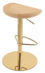 Cattelan Piston Stool Half Footrest - available in various heights | Image 2 | InSTYLE Home & Rugs