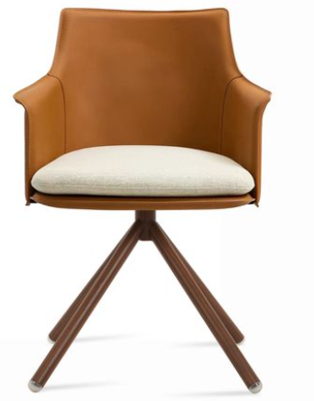 Briancon Stick Swivel Armchair - cozy armchair for reading and relaxation | Image 1 | InSTYLE Home & Rugs