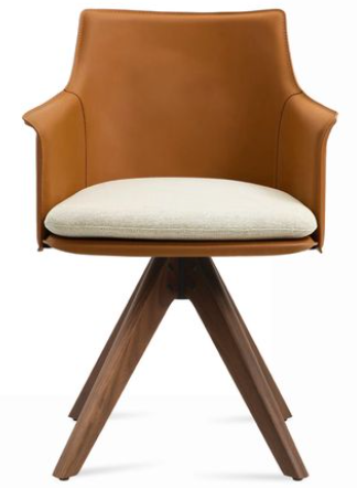 Briancon Pyramid Swivel Chair - durable construction for long-lasting use | Image 1 | InSTYLE Home & Rugs