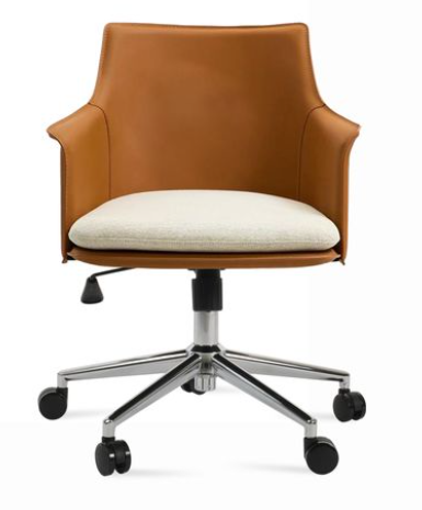 Briancon Arm Office Chair - comfortable seating for dining and office spaces | Image 1 | InSTYLE Home & Rugs