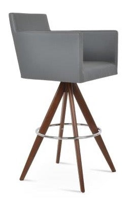 Harput Pyramid-mw Arm Stool Swivel - compact and stylish design | Image 3 | InSTYLE Home & Rugs