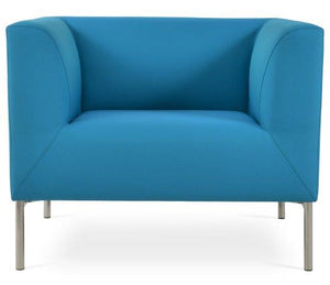 Laguna Armchair-metal 34,5"-87cm - modern accent armchair for stylish interiors | Image 1 | InSTYLE Home & Rugs