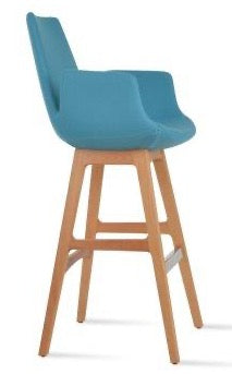 Eiffel Arm Pr-wood Counter & Bar - compact and stylish design | Image 1 | InSTYLE Home & Rugs