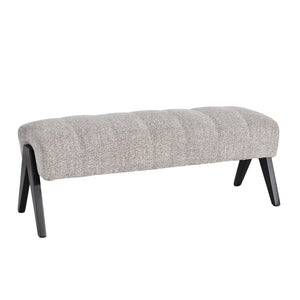 HESTER Bench Light grey fabric | InSTYLE Home & Rugs
