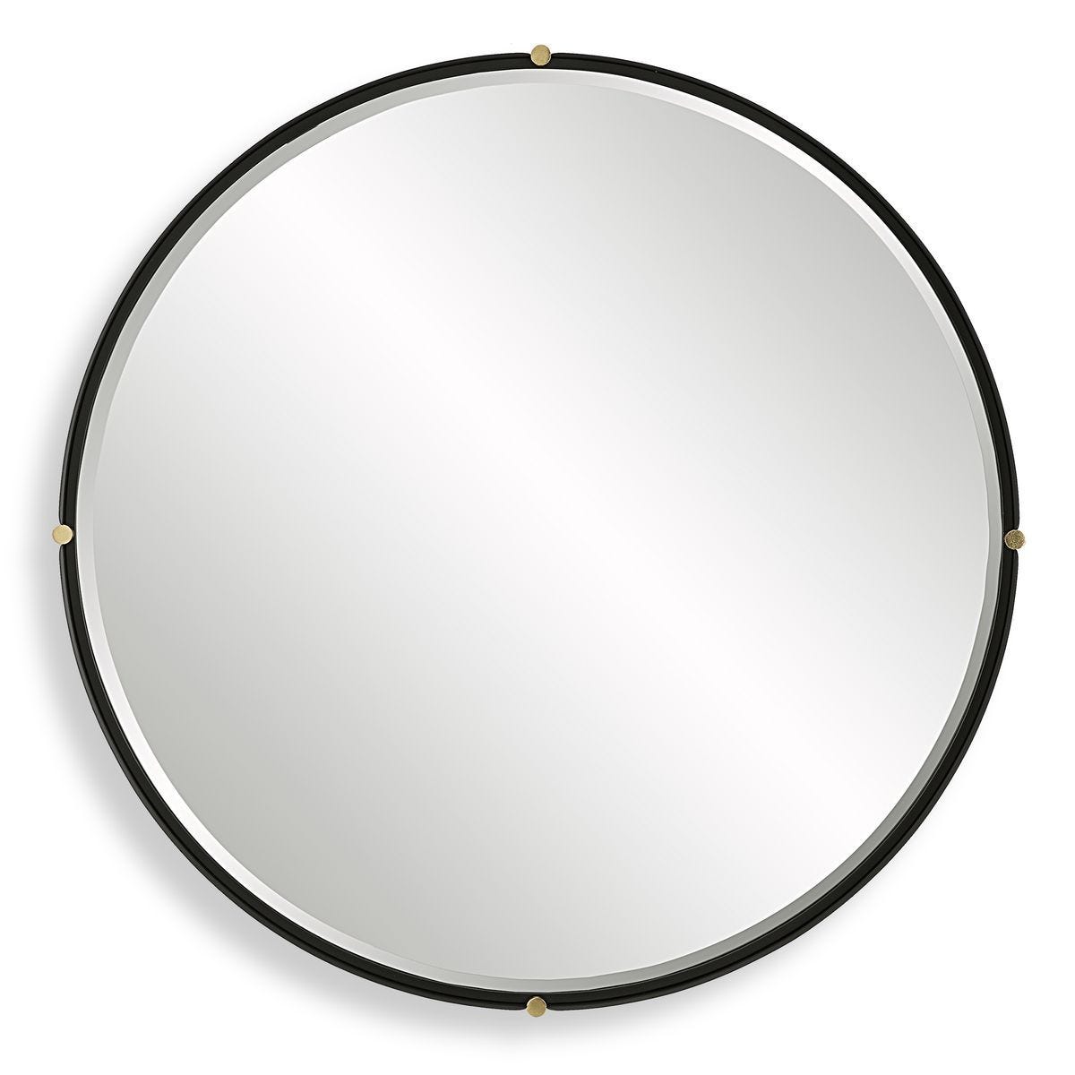 Bonded Round Mirror - available in various shapes, sizes, and frame styles | Image 1 | InSTYLE Home & Rugs