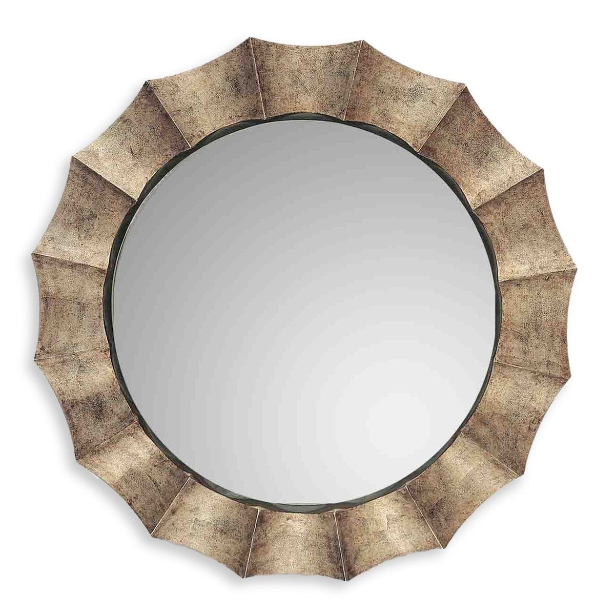 Gotham Round Mirror - perfect for enhancing light and creating a sense of space | Image 1 | InSTYLE Home & Rugs