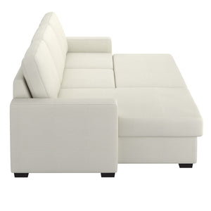 Alfonso 93.25" Sofa with Bed & Storage - stylish seating for your home | Image 4 | InSTYLE Home & Rugs
