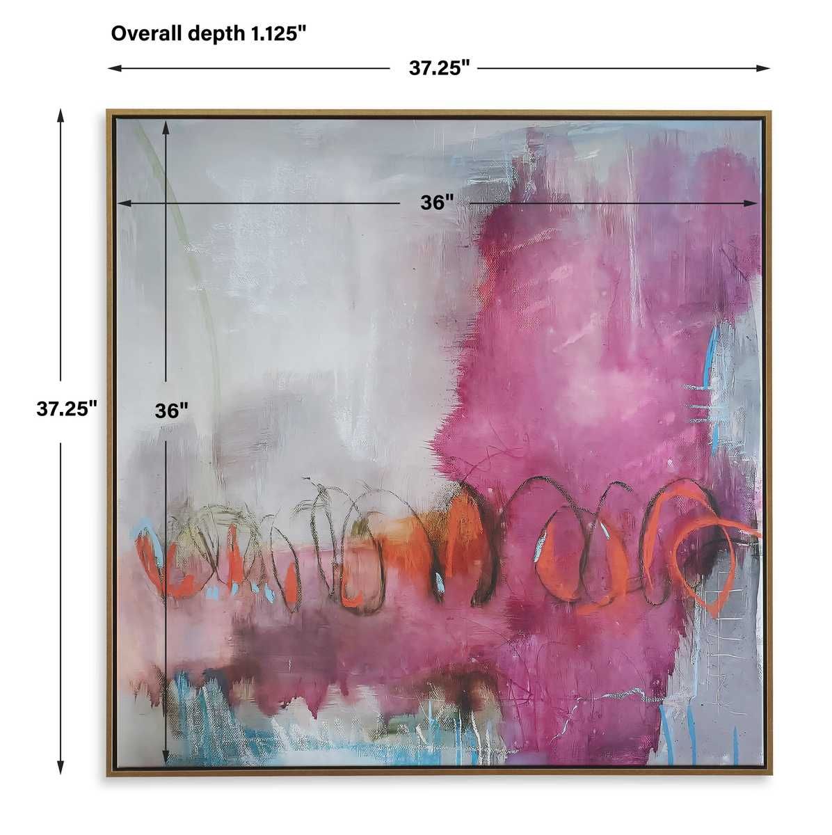 Framed Canvas 37X37X1 - eye-catching art pieces to enhance your home design | Image 1 | InSTYLE Home & Rugs