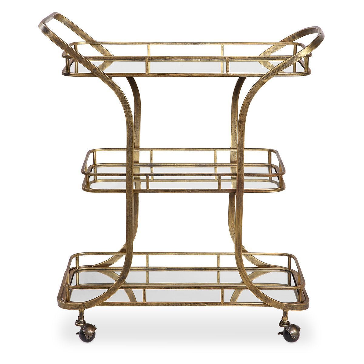 Stassi Serving Cart - timeless artwork that brings character to any space | Image 1 | InSTYLE Home & Rugs