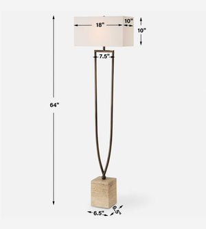 Fork In The Road Floor Lamp - elegant lamps to enhance your room ambiance | Image 9 | InSTYLE Home & Rugs