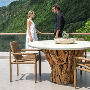 Stonewood Indoor-Outdoor Dining Table, 2 Cartons - elegant table for dining rooms | Image 4 | InSTYLE Home & Rugs