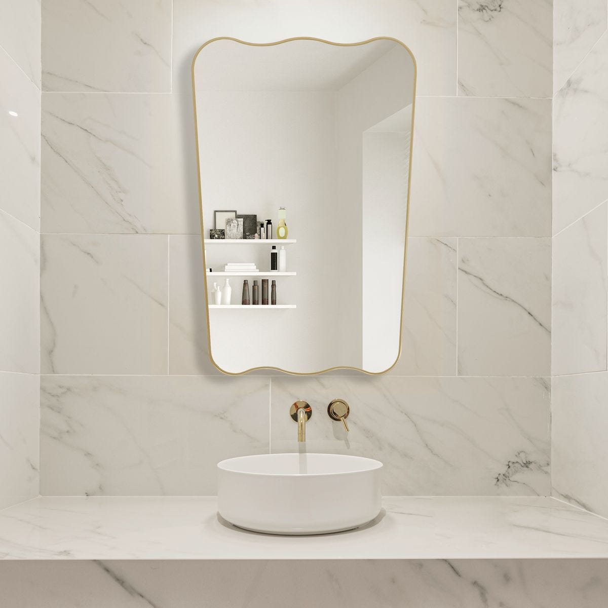 MIRROR W00648 - perfect for enhancing light and creating a sense of space | Image 2 | InSTYLE Home & Rugs