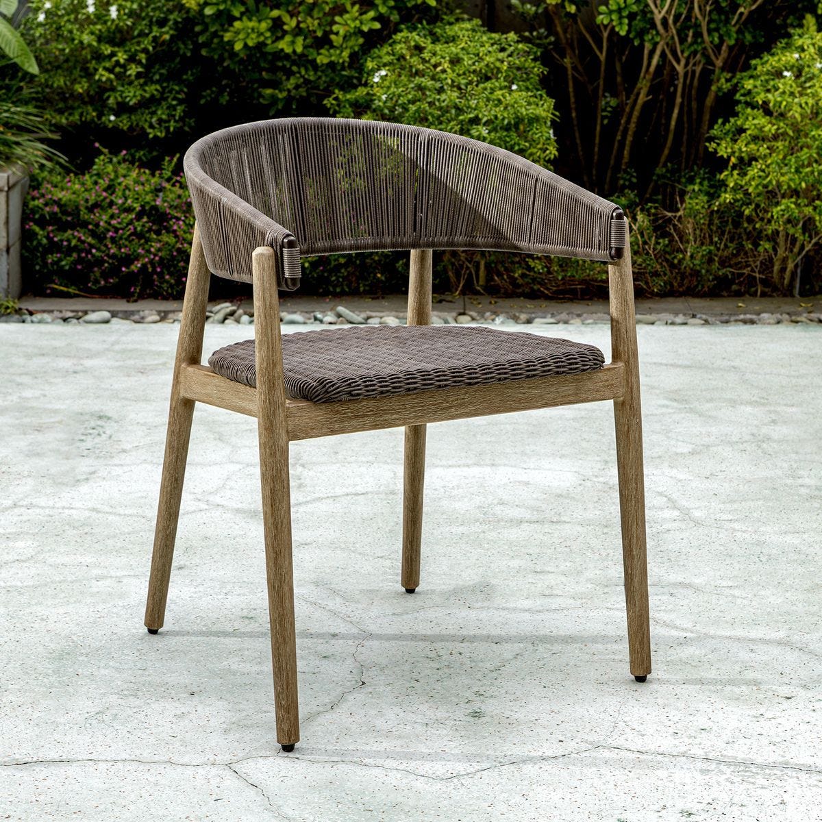 Dermott Outdoor Dining Chair, 2 Per Box, Priced Each - elegant seating for dining areas | Image 2 | InSTYLE Home & Rugs