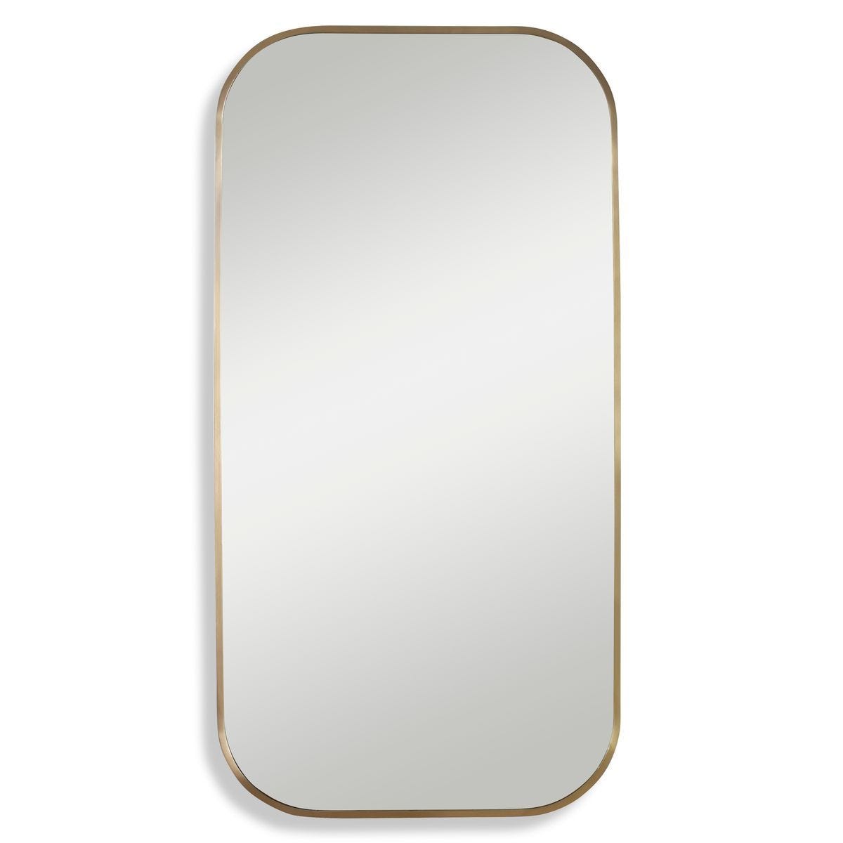 Taft Mirror, Brass - perfect for enhancing light and creating a sense of space | Image 1 | InSTYLE Home & Rugs
