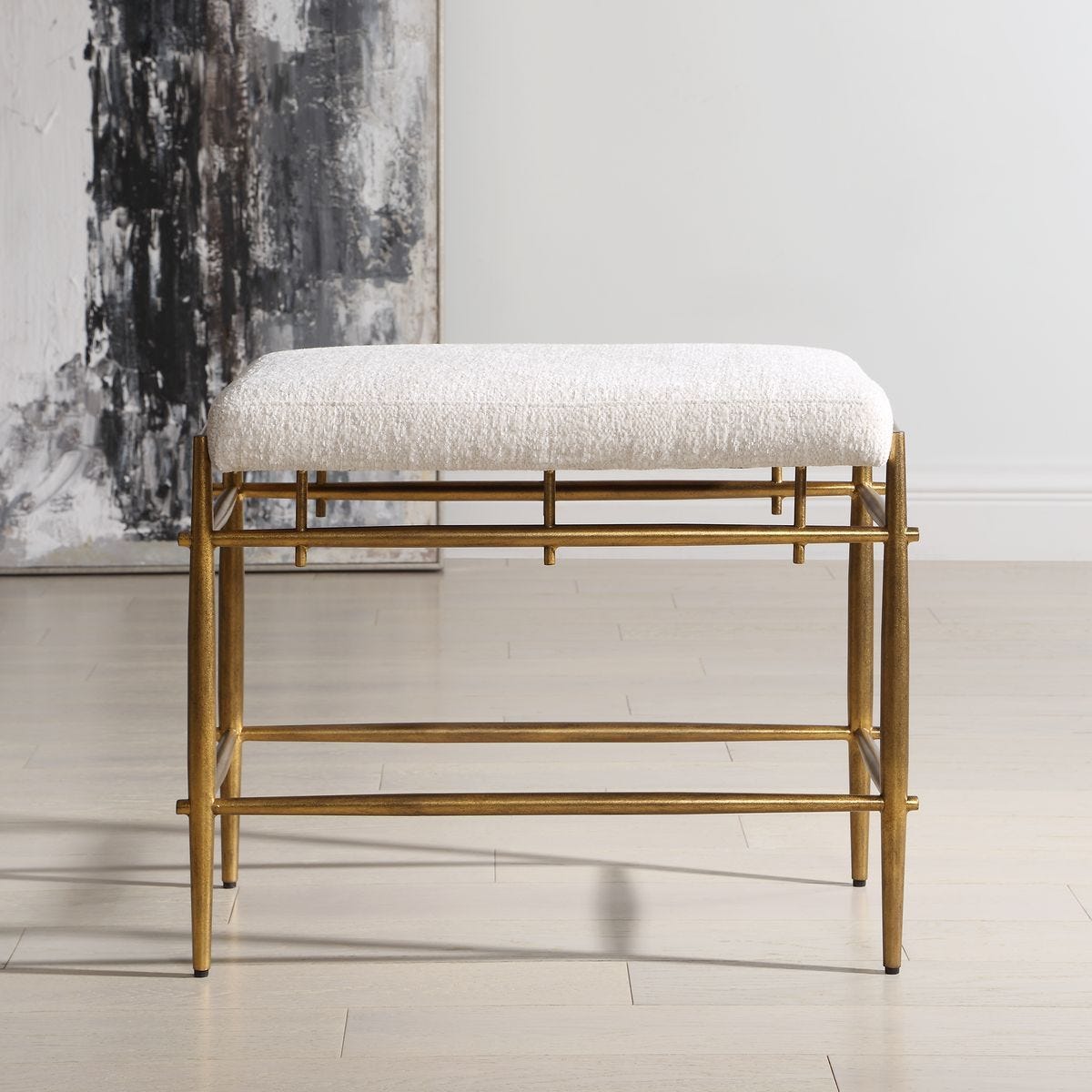 Karleen Small Bench - durable bench with modern style | Image 1 | InSTYLE Home & Rugs