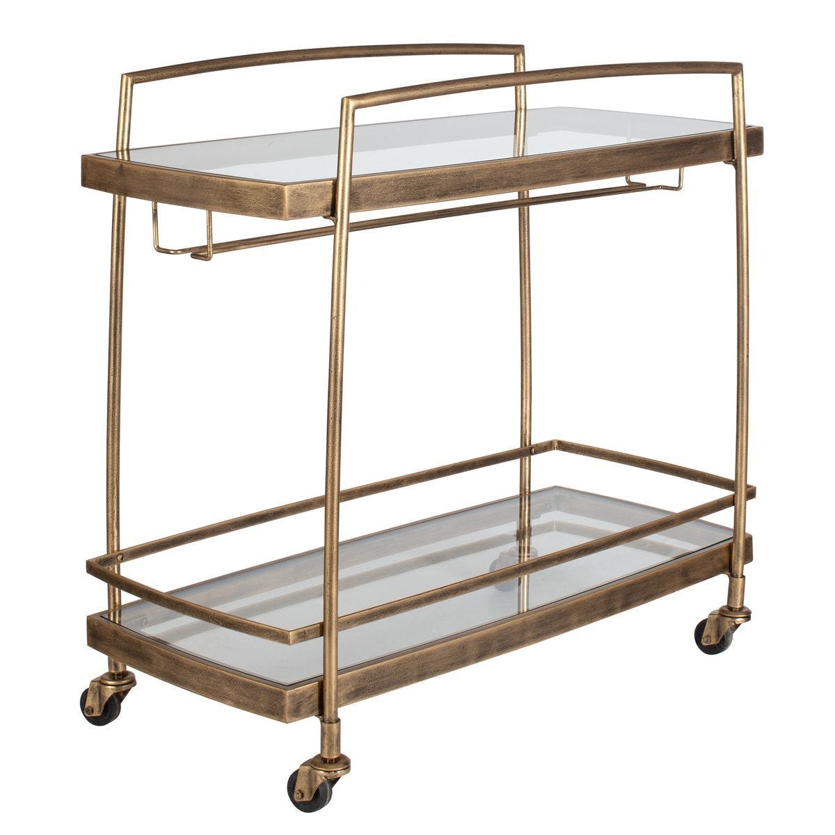 Scarritt Bar Cart - compact bar cart for small spaces and home entertainment | Image 2 | InSTYLE Home & Rugs