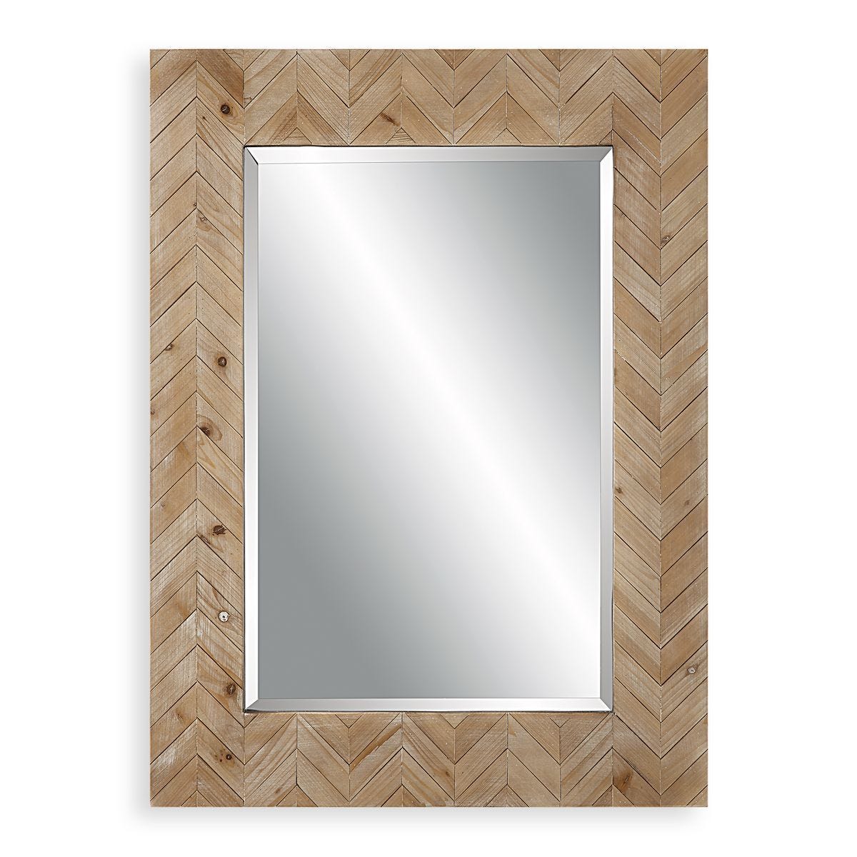 Demetria Small Mirror - modern mirror with sleek design for contemporary interiors | Image 1 | InSTYLE Home & Rugs