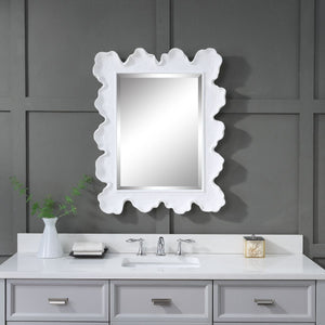 Sea Coral Mirror, White - available in various shapes, sizes, and frame styles | Image 10 | InSTYLE Home & Rugs