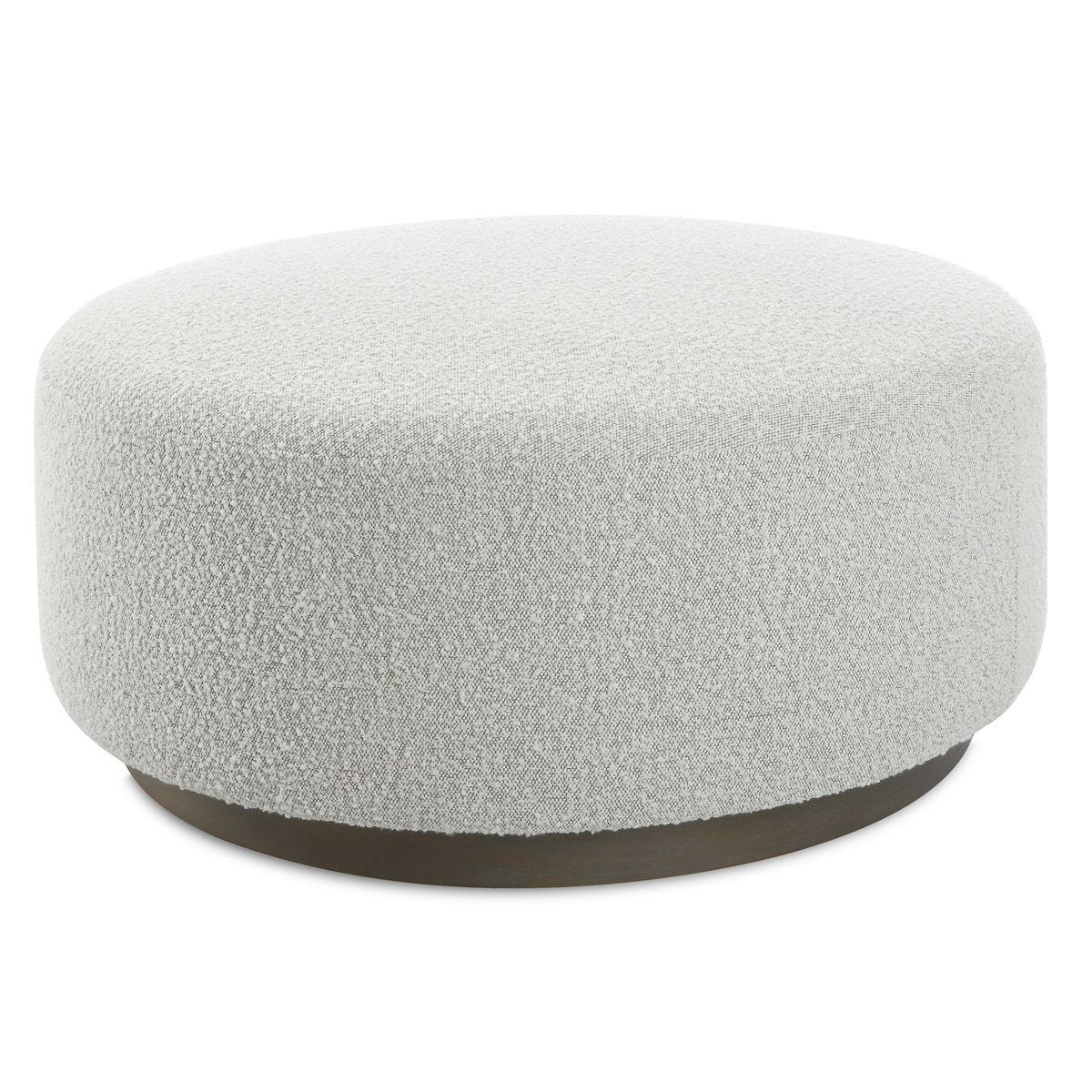 Avila Ottoman, Large, Gray - comfortable ottoman for any room | Image 1 | InSTYLE Home & Rugs