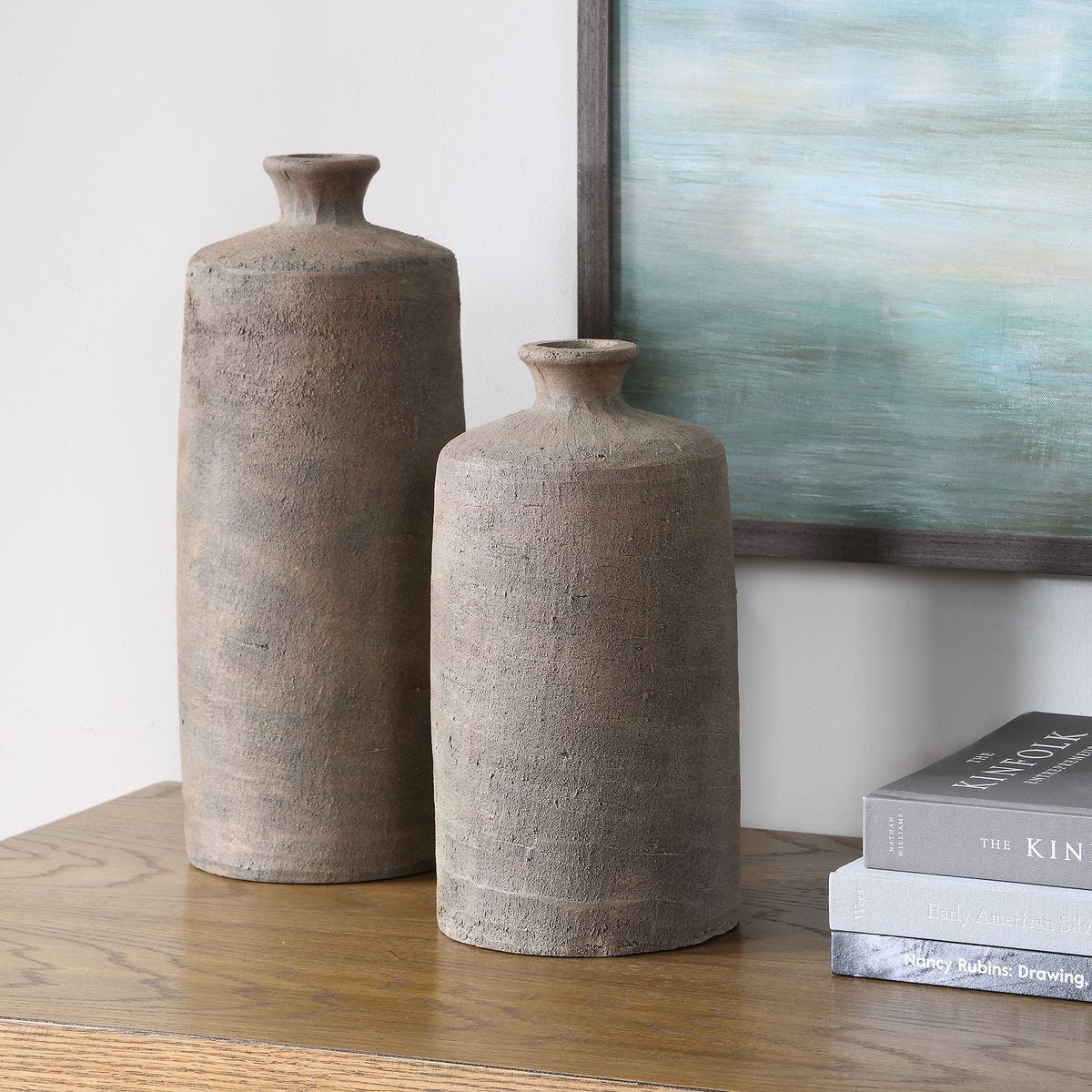 Terrene Vases, S/2 - stylish home accessories to complete your decor | Image 2 | InSTYLE Home & Rugs