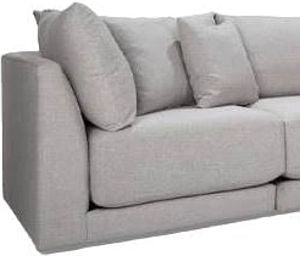 Superstyle Customizable 9323 4-Piece L-Shaped Sectional and Ottoman