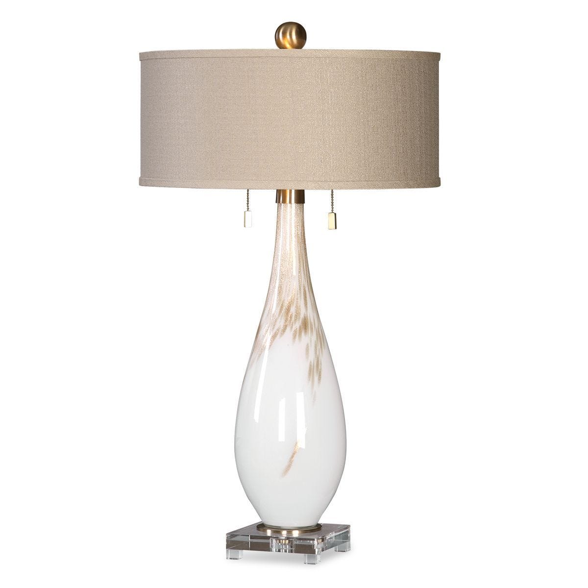 Cardoni Table Lamp, White - versatile lighting lamps for any interior style | Image 1 | InSTYLE Home & Rugs