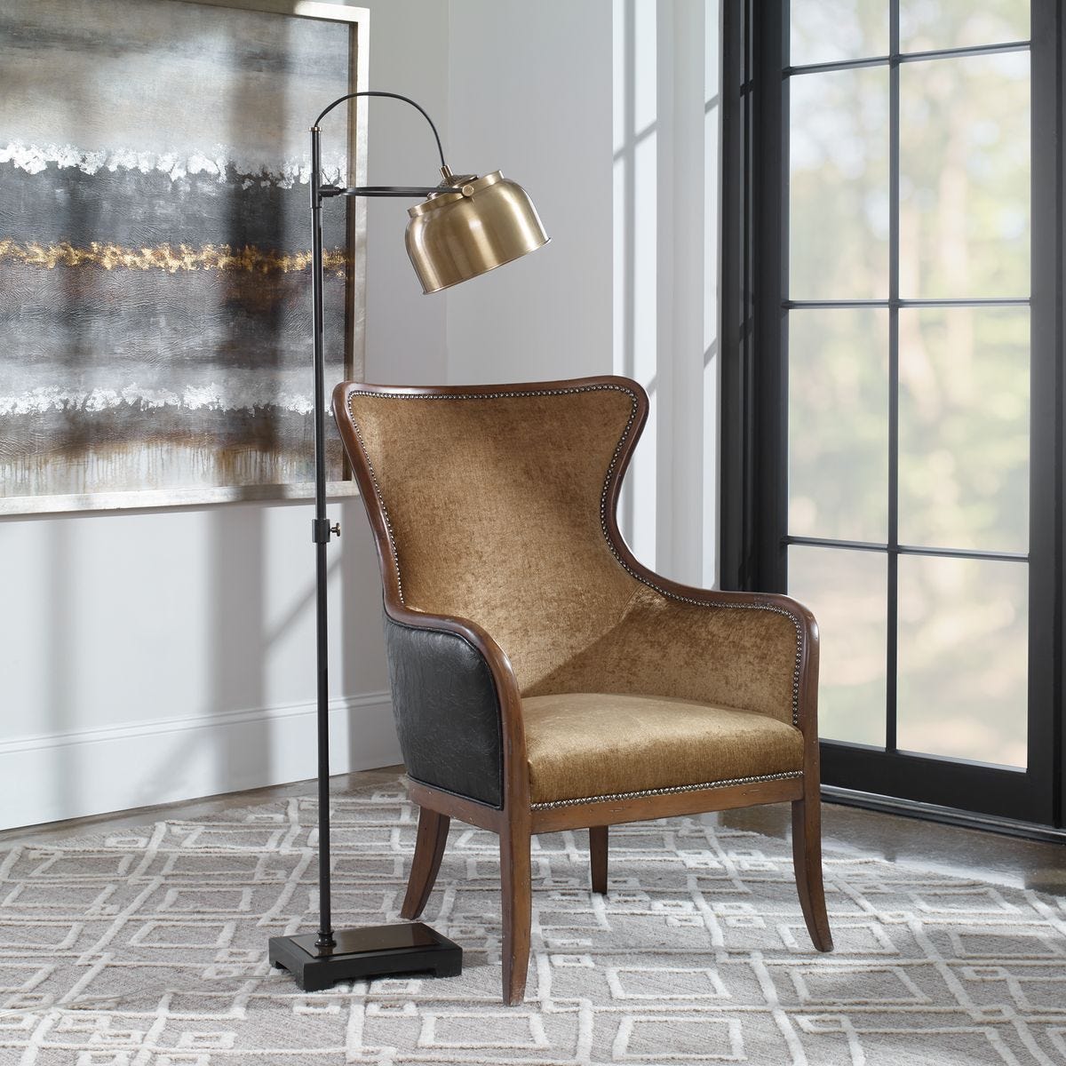Bessemer Floor Lamp - contemporary lamps for stylish lighting solutions | Image 2 | InSTYLE Home & Rugs