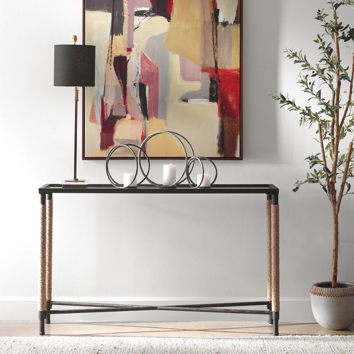 Braddock Console Table - slim tables for entryways | Image 2 | InSTYLE Home & Rugs