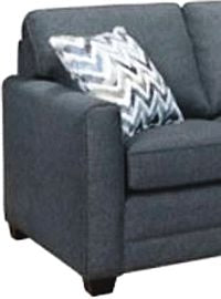 Superstyle Customizable 1014 2-Piece Right Arm Facing Sectional and Double Bed