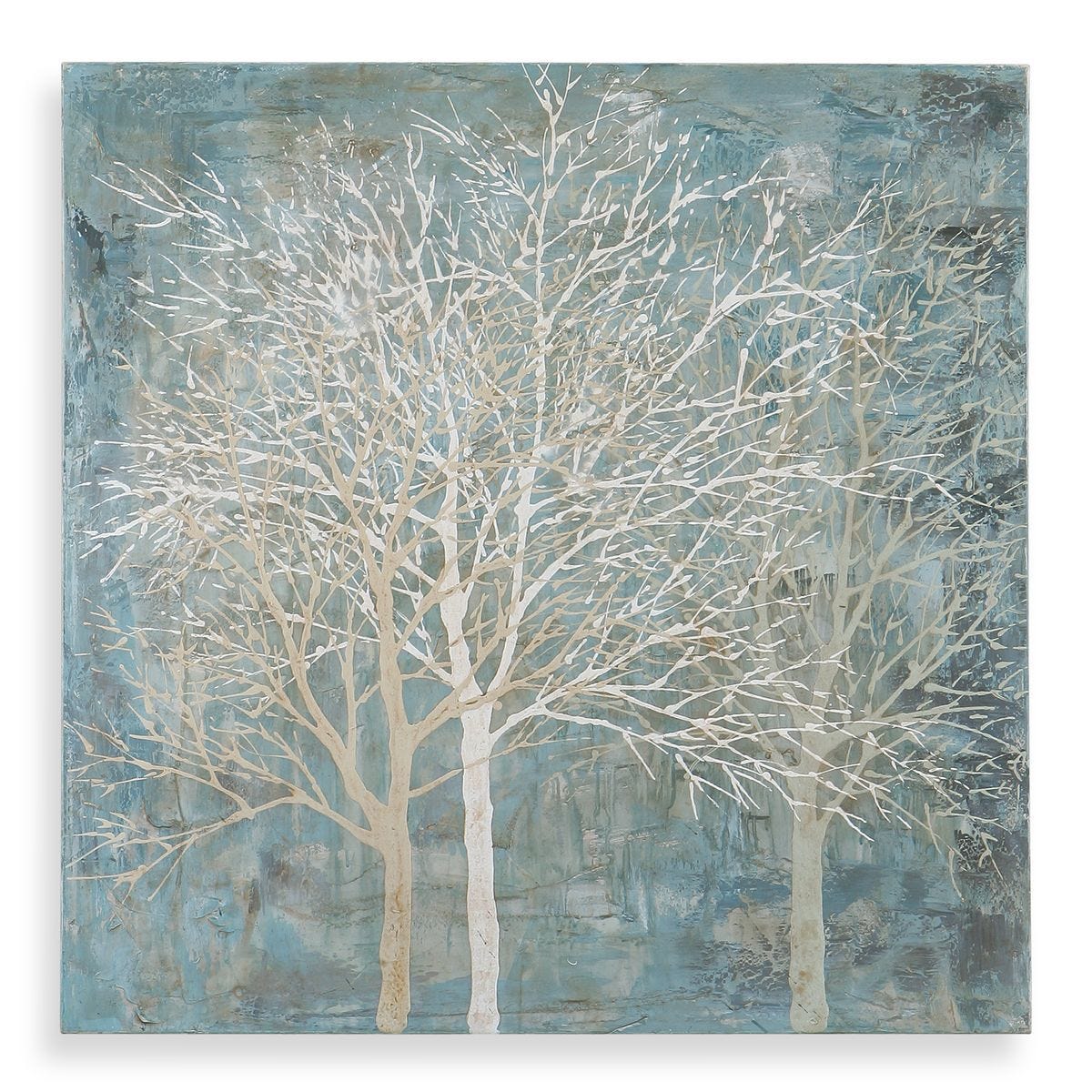 Muted Silhouette Hand Painted Canvas - timeless artwork that brings character to any space | Image 1 | InSTYLE Home & Rugs