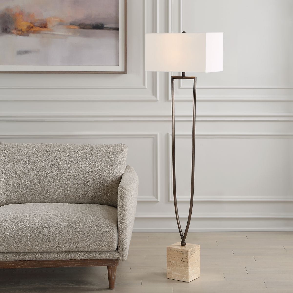 Fork In The Road Floor Lamp - elegant lamps to enhance your room ambiance | Image 2 | InSTYLE Home & Rugs