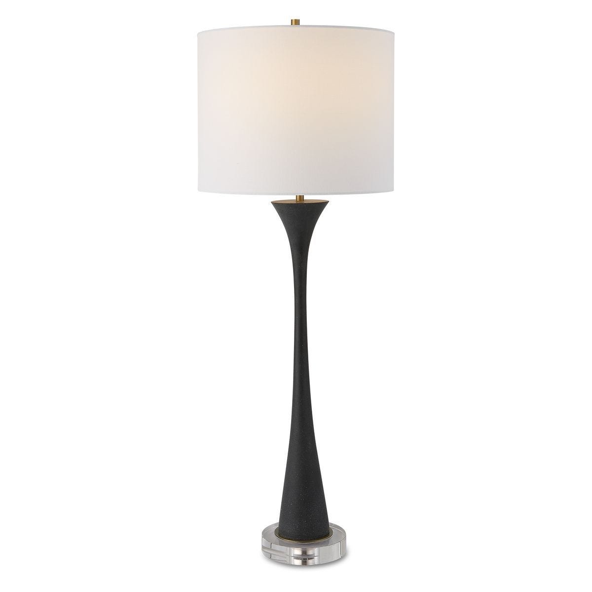 Fountain Buffet Lamp, Black - contemporary buffets to enhance your home décor | Image 1 | InSTYLE Home & Rugs