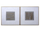 Pick Up Sticks (set Of 2) - 48" X 48" - Gold Floater Frame