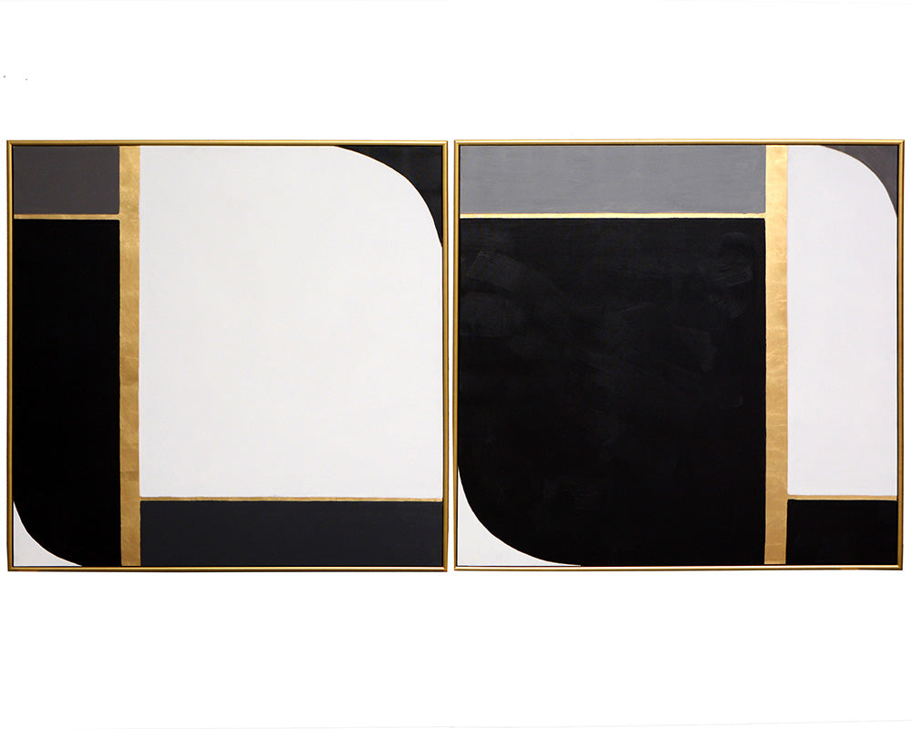 Double Exposure (Set Of 2) - elegant paintings for any room | Image 1 | InSTYLE Home & Rugs