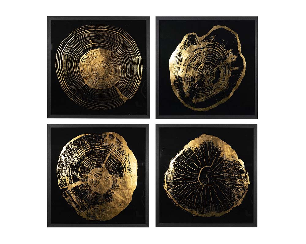 Time Lines (Set Of 4) - choose from a variety of prints, paintings, and photography | Image 1 | InSTYLE Home & Rugs