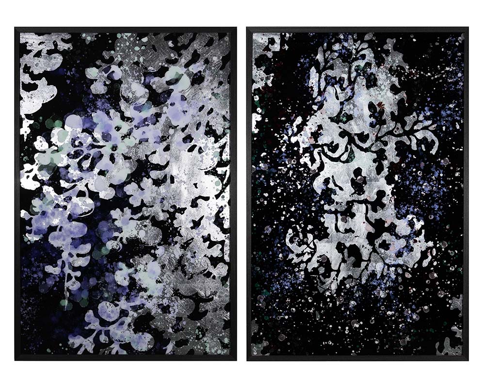 Floral Fantasy (Set Of 2) - add personality and flair to your walls with stunning art | Image 1 | InSTYLE Home & Rugs