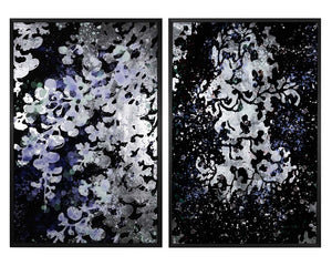 Floral Fantasy (Set Of 2) - add personality and flair to your walls with stunning art | Image 1 | InSTYLE Home & Rugs