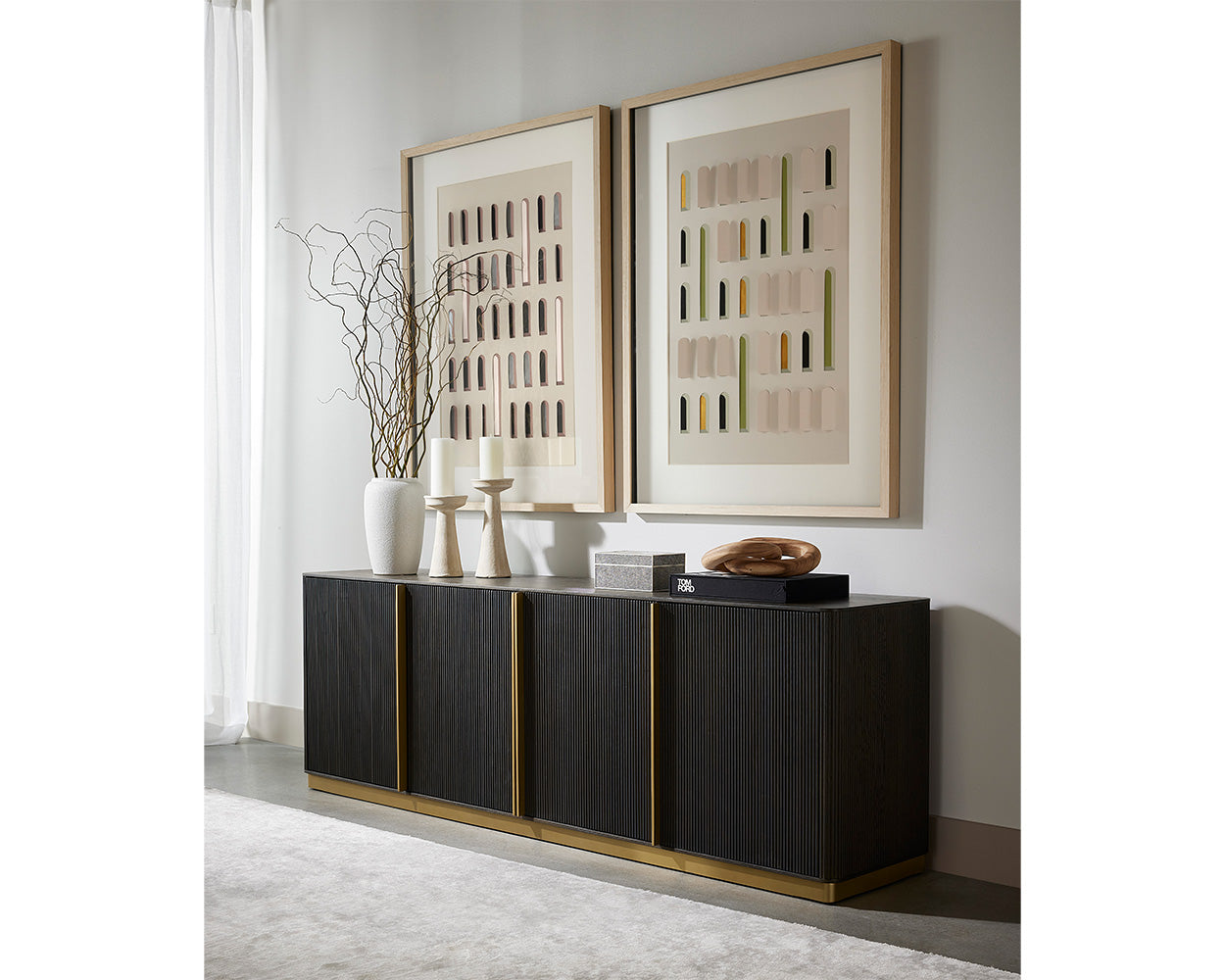 Door To Door (Set Of 2) - add personality and flair to your walls with stunning art | Image 2 | InSTYLE Home & Rugs