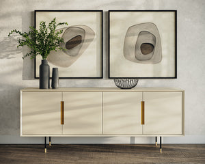 Zen Garden (Set Of 3) - add personality and flair to your walls with stunning art | Image 2 | InSTYLE Home & Rugs
