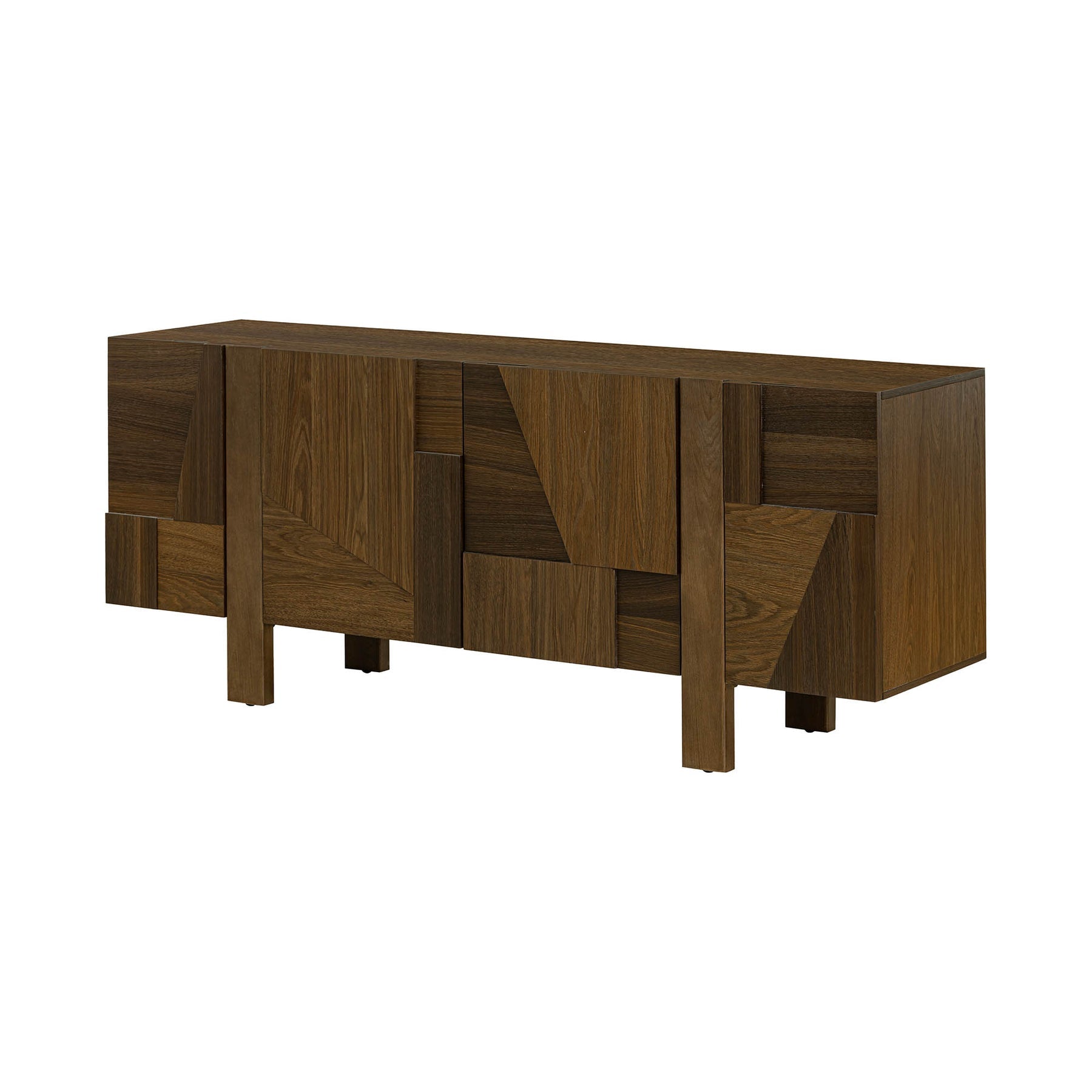 Abstract 4 Door Sideboard - perfect for living room storage | Image 1 | InSTYLE Home & Rugs